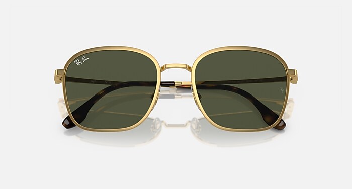 RB3720 Sunglasses in Arista Gold and Green - RB3720 | Ray