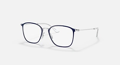 RB1056 OPTICS KIDS Eyeglasses with Silver On Black Frame - RY1056 