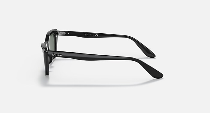 Ray-Ban Sunglasses Miss Burbank Kids Black Frame Green Lenses