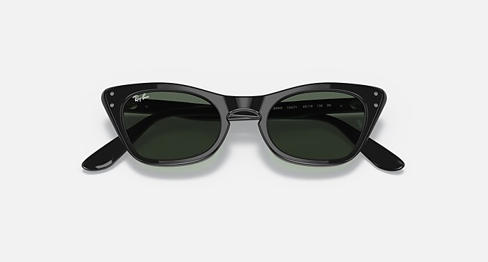 Ray-Ban Sunglasses Miss Burbank Kids Black Frame Green Lenses
