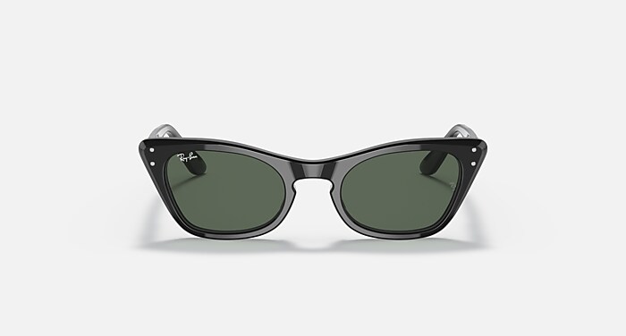 Ray-Ban Sunglasses Miss Burbank Kids Black Frame Green Lenses