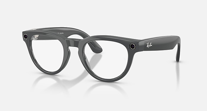 Ray-Ban Meta AI Glasses Asteroid Grey Frame Green Lenses