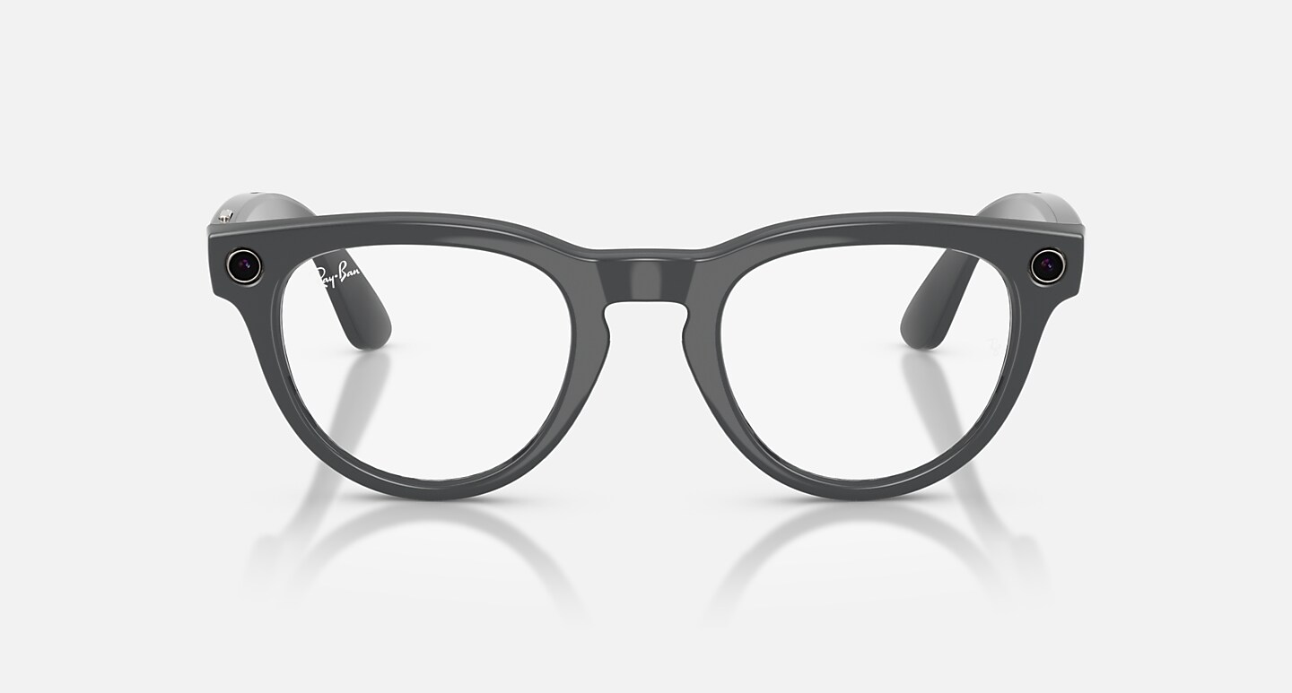 Ray-Ban Meta AI Glasses Asteroid Grey Frame Green Lenses