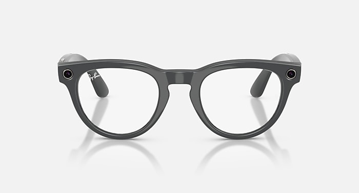 Ray-Ban Meta AI Glasses Asteroid Grey Frame Green Lenses