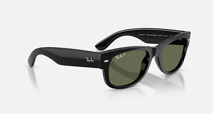 Ray-Ban サングラス ブラック フレーム レイバン公式ストア】 Ray-Ban® MEGA WAYFARER II サングラス