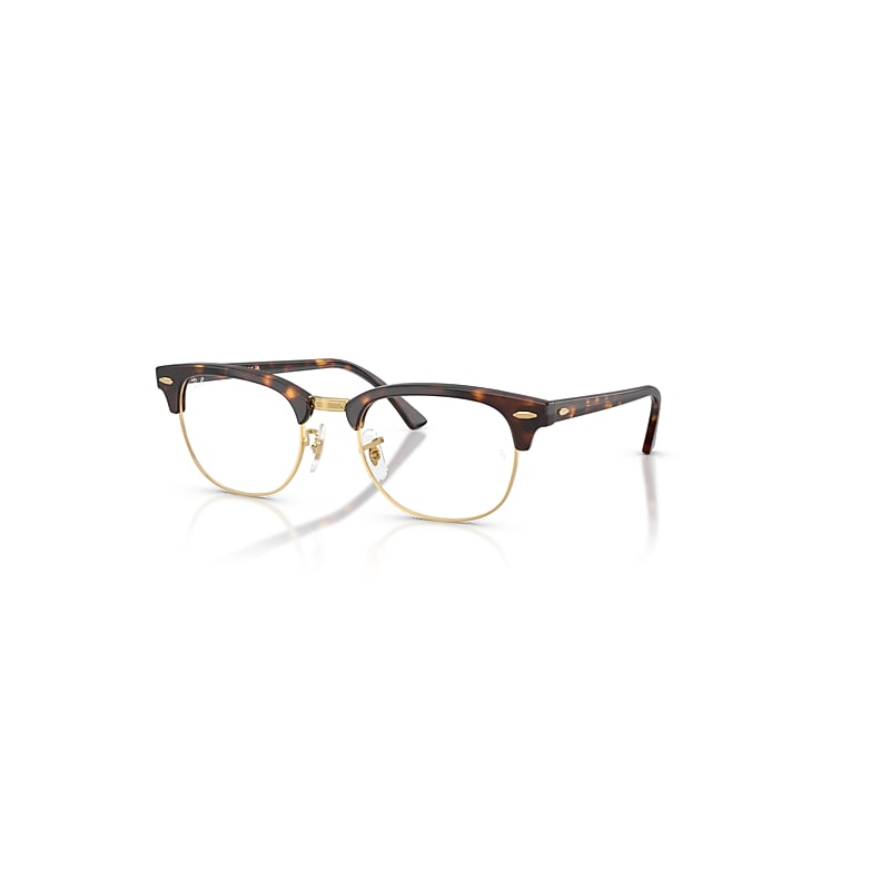 Ray-Ban Eyeglasses  Clubmaster Optics - Havana Frame Clear Lenses Polarized 51-21, RB5154