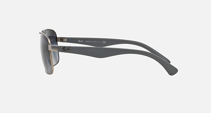 Ray-Ban Sunglasses Man Rb3516 - Matte Grey Frame Grey Lenses 59-15