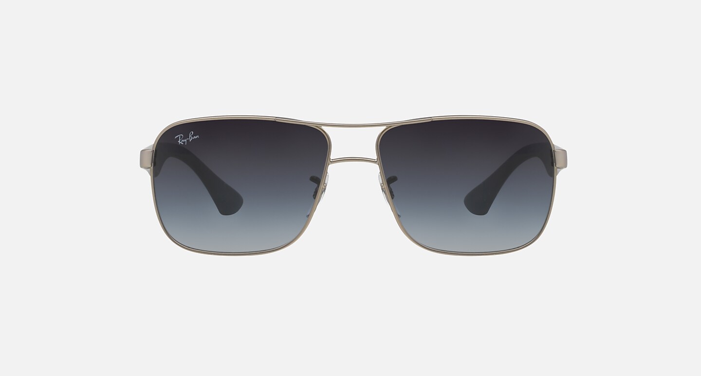 Ray-Ban Sunglasses Man Rb3516 - Matte Grey Frame Grey Lenses 59-15