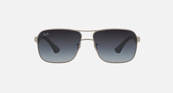 Ray-Ban Sunglasses Man Rb3516 - Matte Grey Frame Grey Lenses 59-15