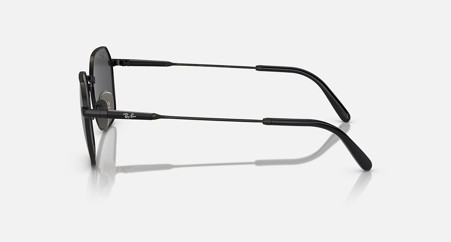 Ray-Ban Sunglasses Unisex Jim Titanium - Black Frame Grey Lenses Polarized 53-20