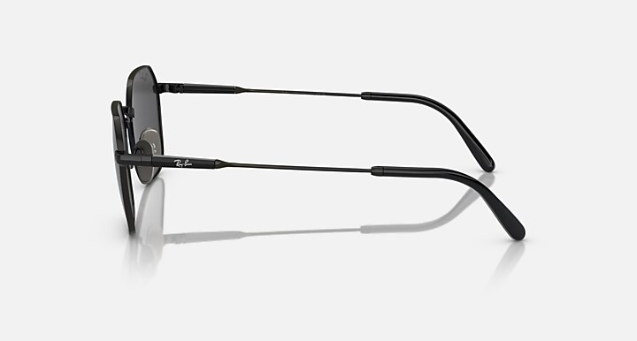 Ray-Ban Sunglasses Unisex Jim Titanium - Black Frame Grey Lenses Polarized 53-20