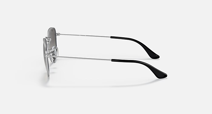 Óculos de Sol FRANK KIDS em Prata e Cinza degradê - RB9557S | Ray