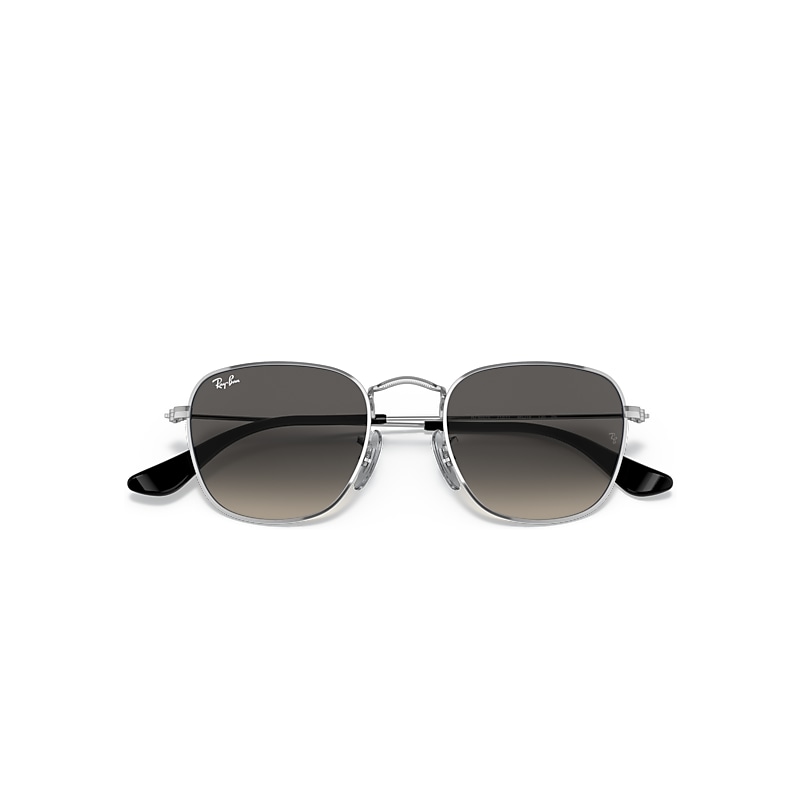 Ray-Ban Frank Kids Sunglasses Silver Frame Grey Lenses 46-19