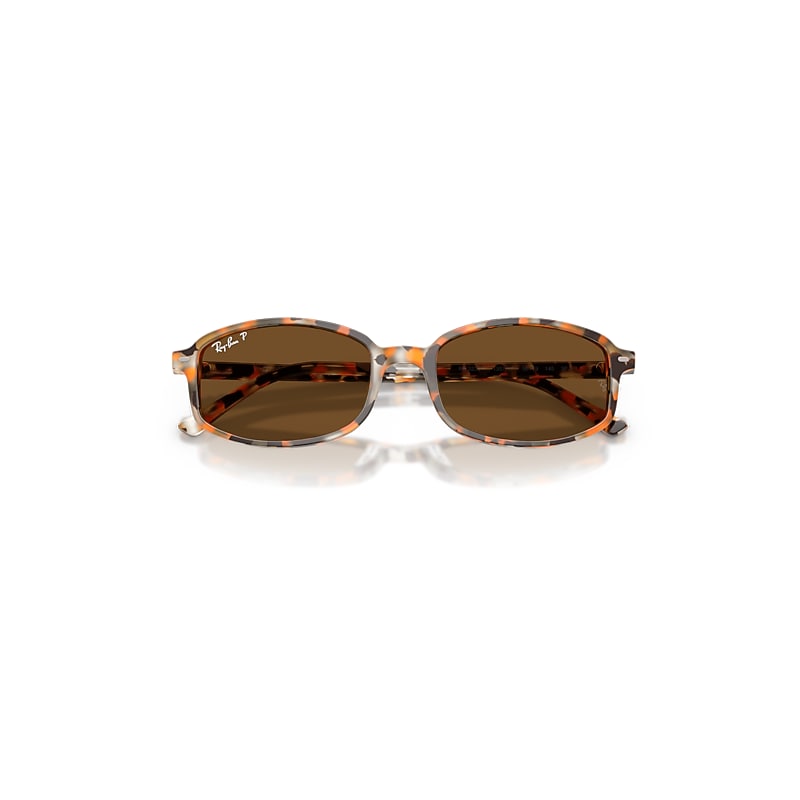 Ray Ban Sam Sunglasses Havana Brown Grey Frame Brown Lenses Polarized 54-19