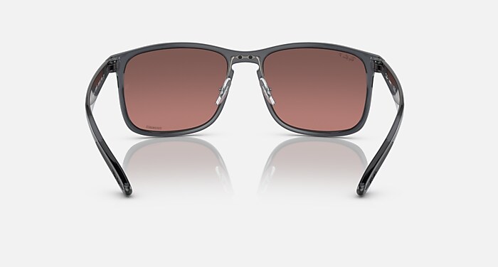 Ray-Ban Sunglasses Man Rb4264 Chromance - Grey Frame Violet Lenses 58-18 Polarized