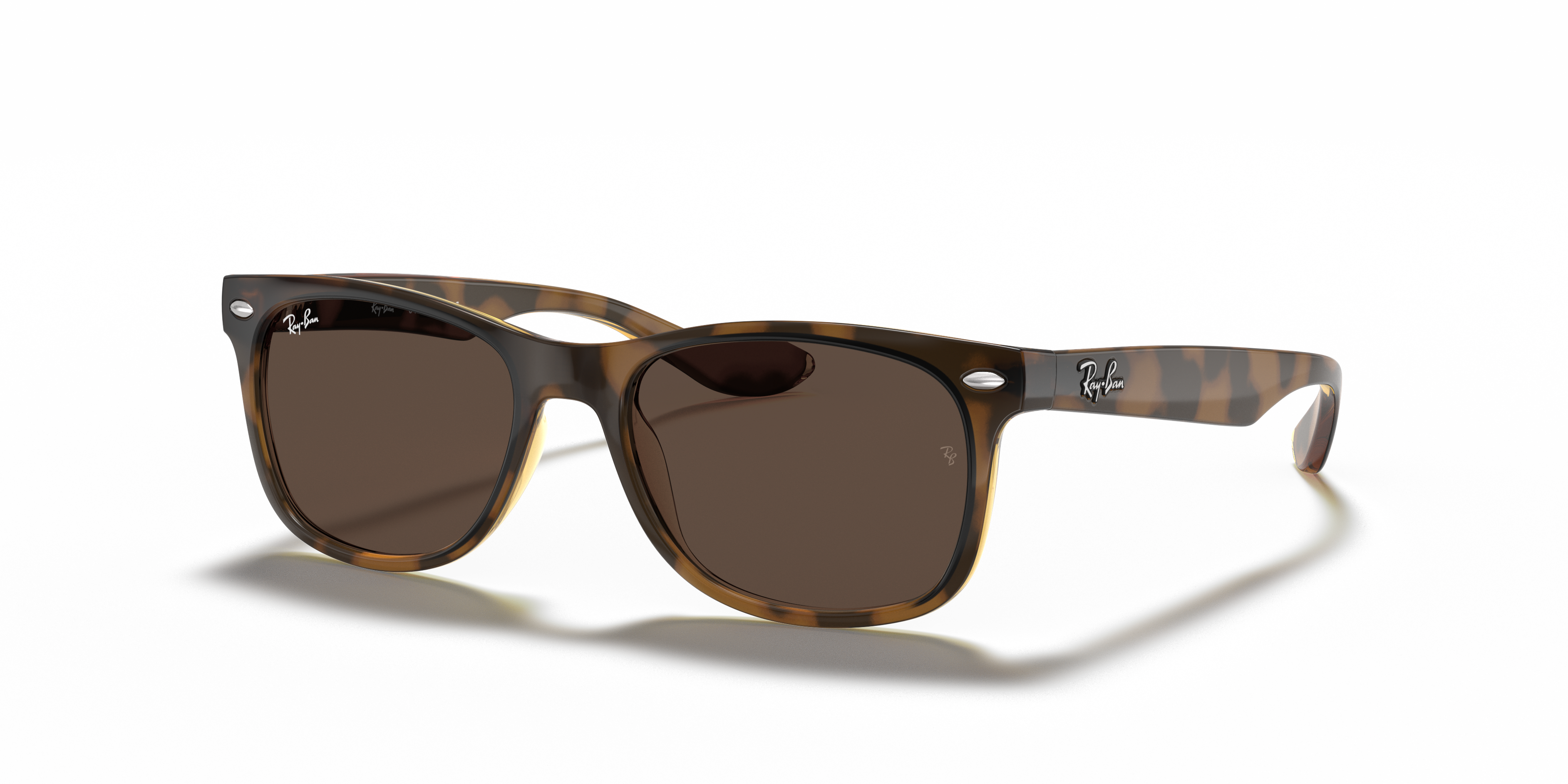 NEW WAYFARER KIDS Polished Havana Frame Dark Brown Lenses 47-15