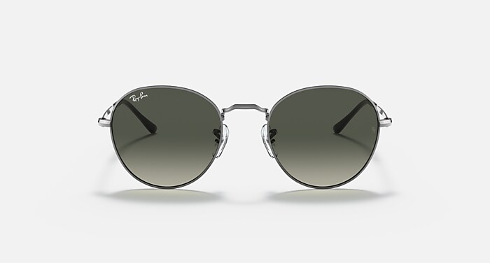 Ray-Ban David Sunglasses Gunmetal Frame Grey Lenses 51-20