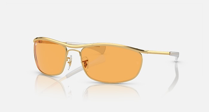 OLYMPIAN I DELUXE Sunglasses in Arista Gold and Orange - RB3119M  