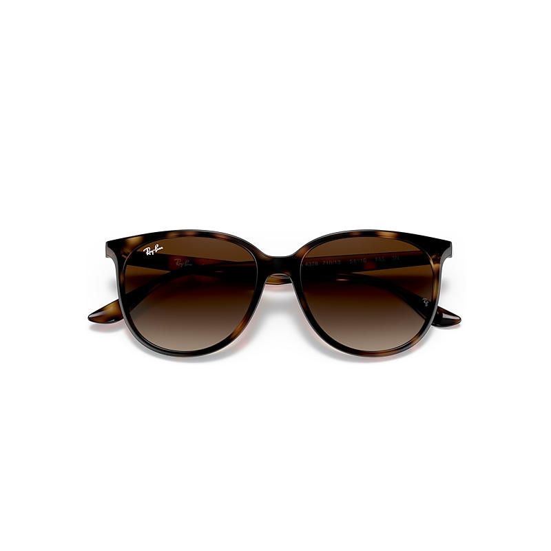 Ray-Ban Rb4378 Sunglasses Havana Frame Brown Lenses 54-16