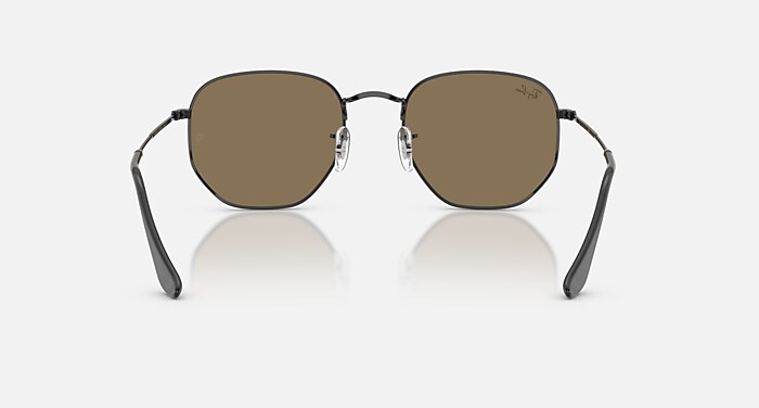HEXAGONAL FLAT LENSES Sunglasses in Black and Blue - RB3548N | Ray