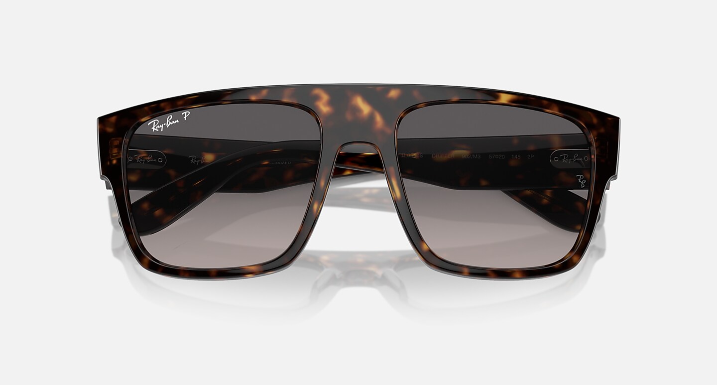 Ray-Ban Sunglasses Drifter Havana Frame Grey Lenses