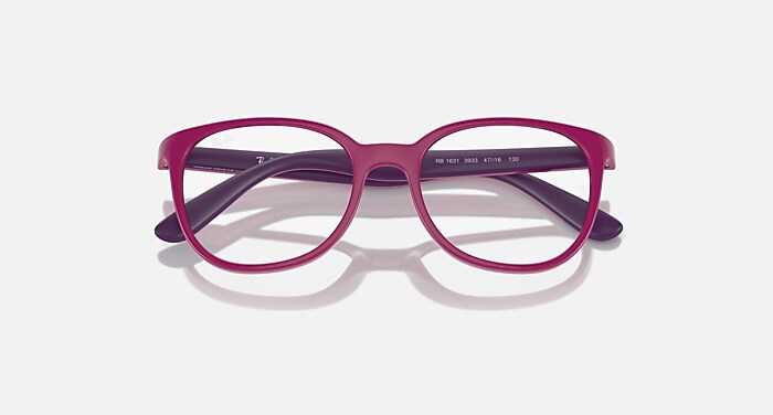 RB1631 OPTICS KIDS BIO-BASED Eyeglasses with Fuchsia On