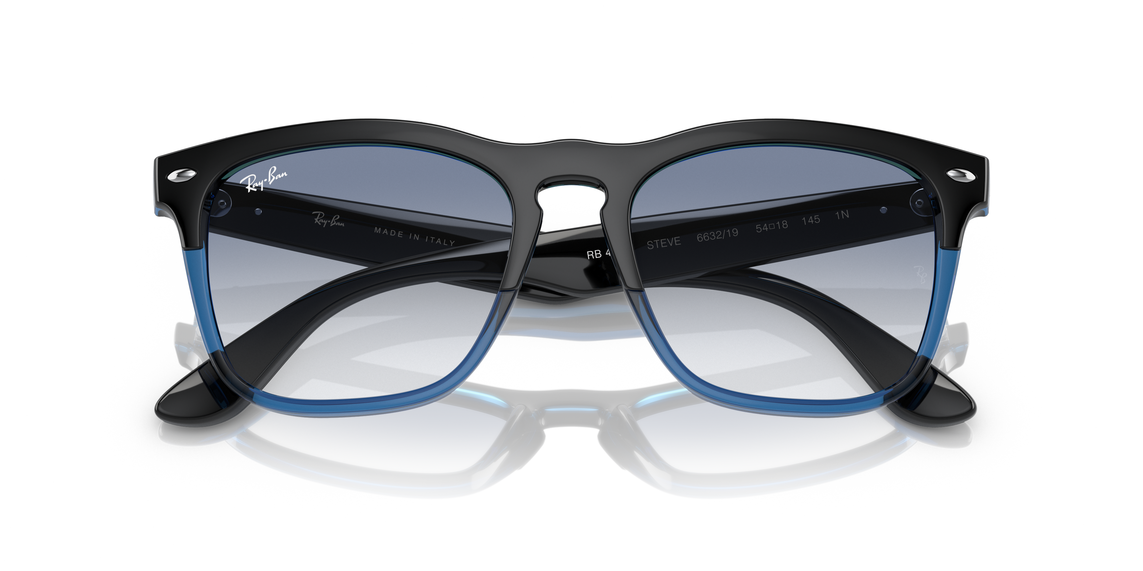 STEVE Sunglasses in Black On Blue and Blue - RB4487 | Ray