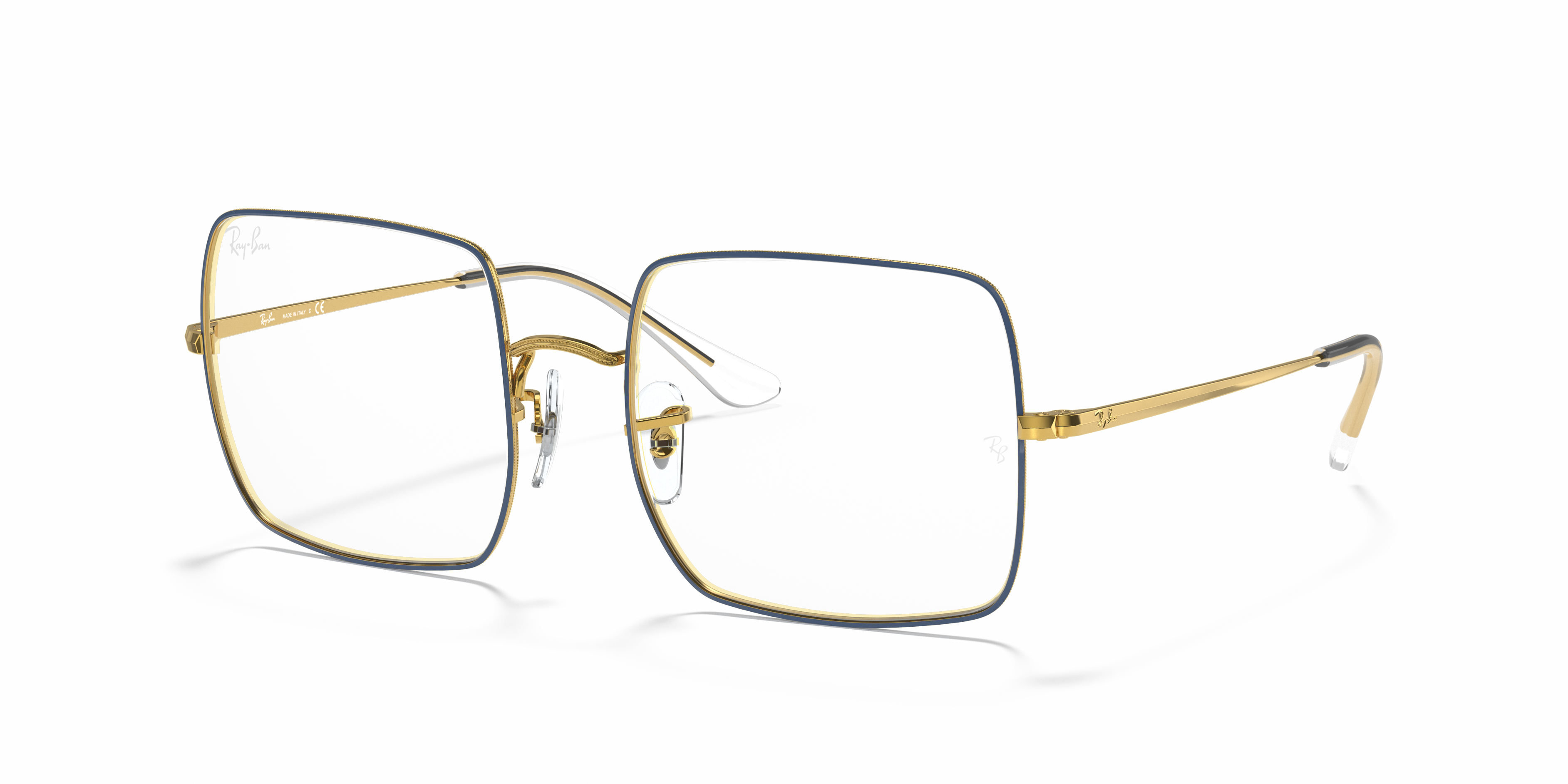 グラッチェア SQUARE 1971 OPTICS Eyeglasses with Blue Frame - RB1971V