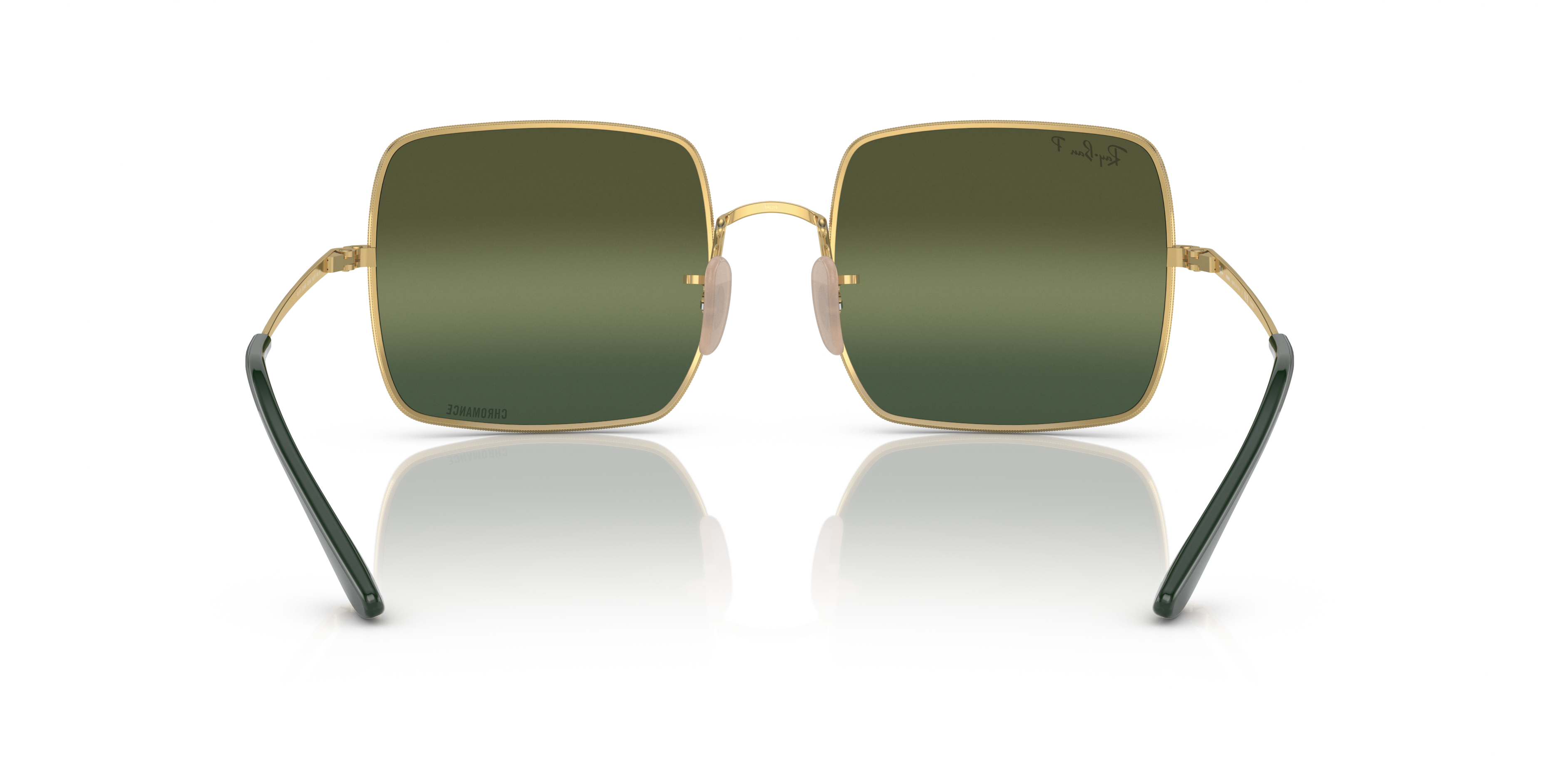 SQUARE 1971 CHROMANCE Sunglasses in Arista Gold and Green - RB1971 | Ray-Ban®  US