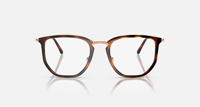 RB4451V OPTICS Eyeglasses with Striped Havana Frame - RB4451V