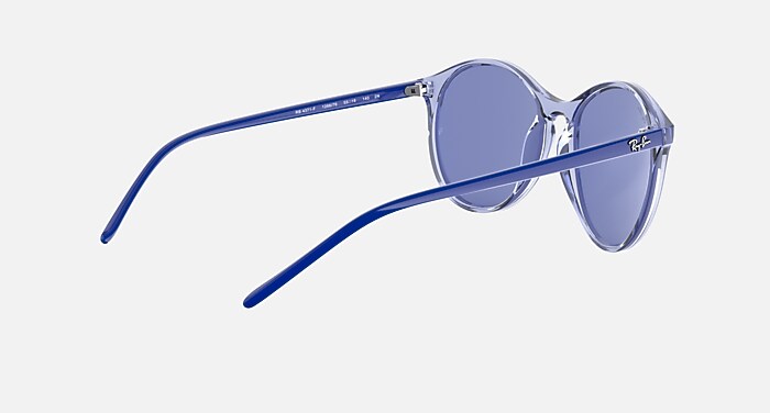 Ray-Ban 廃番希少モデル 透明フレーム 薄いオレンジレンズ RB4371F RB4323 Sunglasses in Transparent Grey and Grey Gradient