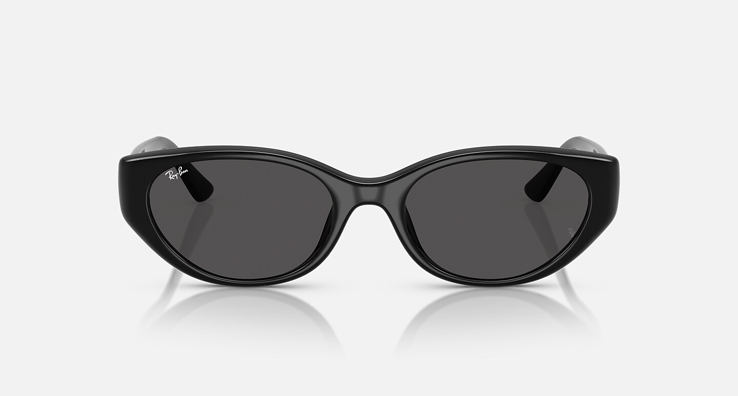 Ray-Ban Sunglasses Unisex Rb4457d Bio-based - Black Frame Grey Lenses 55-19