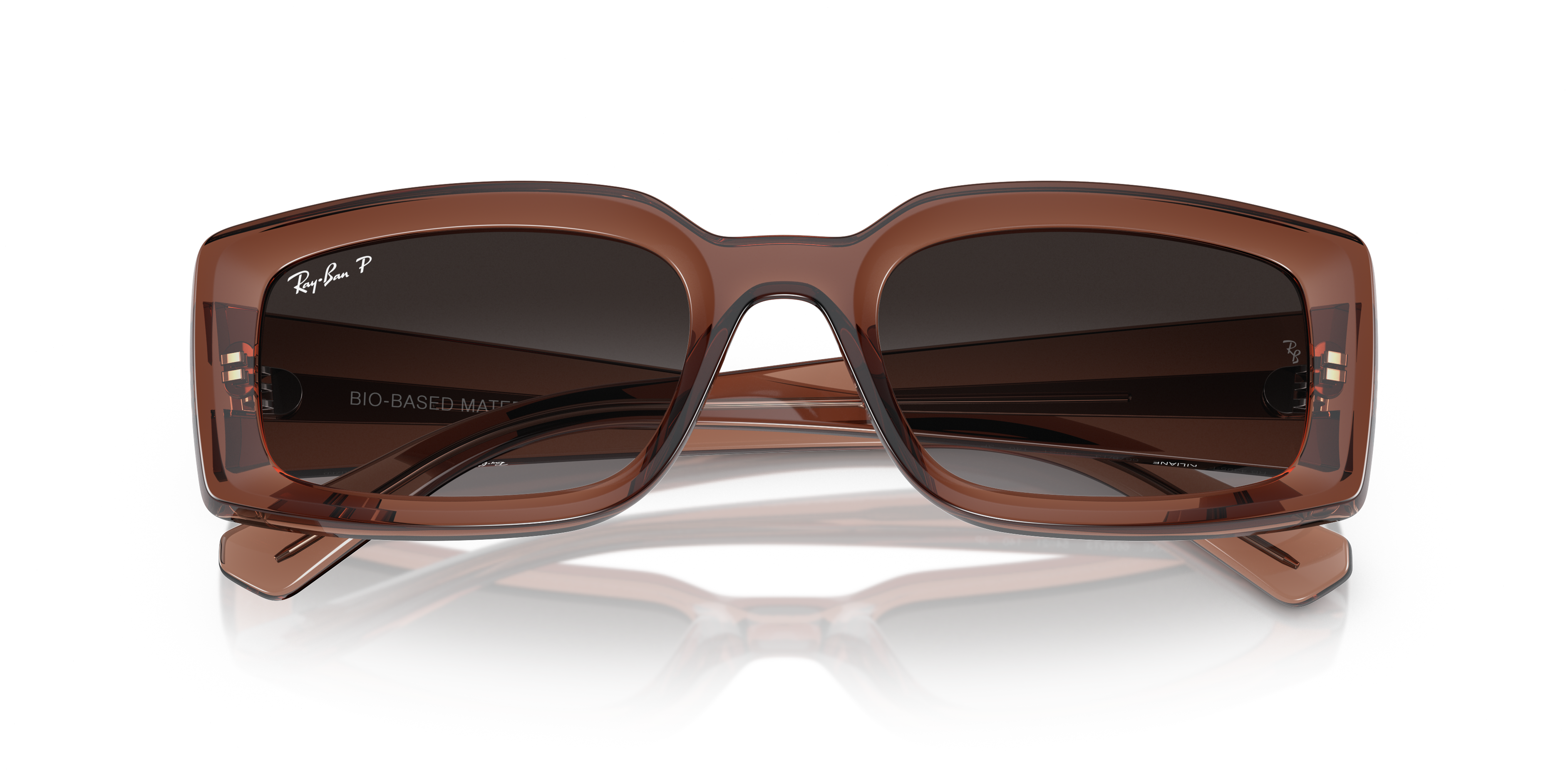 レイバンサングラス RB4395F 667780 54-21 KILIANE BIO-BASED Sunglasses in Black and Dark Blue