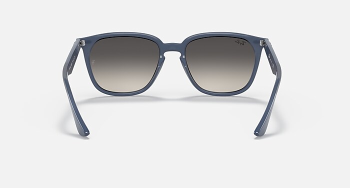 Amazon.com: Ray-Ban RB4362 Square Sunglasses, Black/Dark