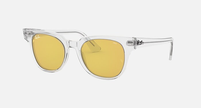 METEOR CLASSIC Sunglasses in Transparent and Yellow  display picture 1
