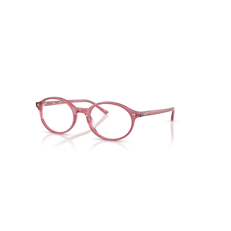 Ray Ban German Optics  Rosa Fassung Klar Glas Polarisiert 53-20 In Rosa