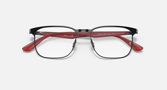 ラピスページ RB5422 OPTICS Eyeglasses with Black On Transparent Frame