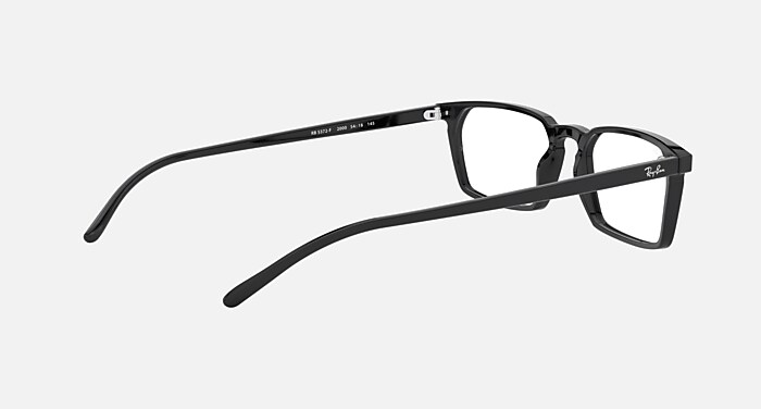 Ray-Ban RB 537 ブラックサングラス RB5373D Eyeglasses with Black On Transparent Frame - RB5373D