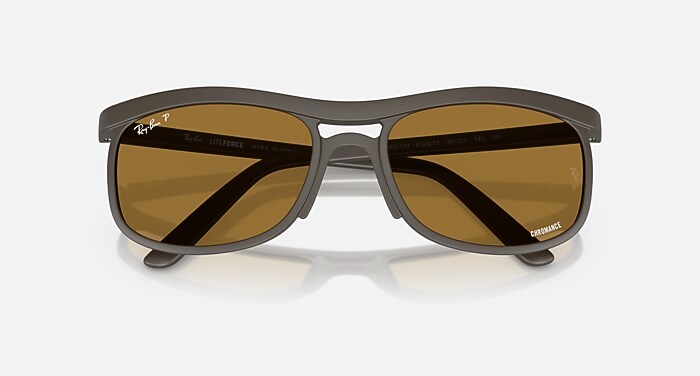 RB4452CH CHROMANCE LITEFORCE Sunglasses in Sand Brown and Brown