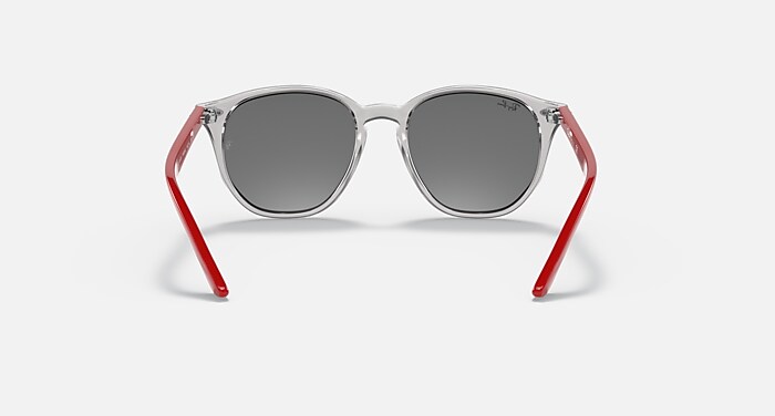 りす  RB9070S KIDS Sunglasses in Transparent Grey and Grey Mirror
