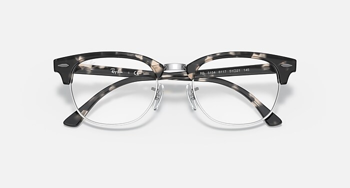 レイバン公式ストア】 Ray-Ban® CLUBMASTER OPTICS メガネ | グレー 