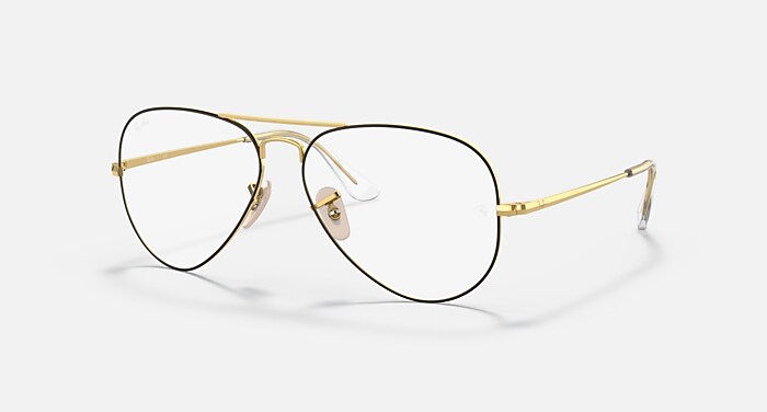 レイバン公式ストア】 Ray-Ban® AVIATOR OPTICS メガネ | ゴールド 
