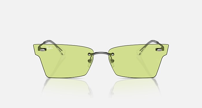 XIME BIO-BASED Sunglasses in Gunmetal and Green - RB3730  display picture 1