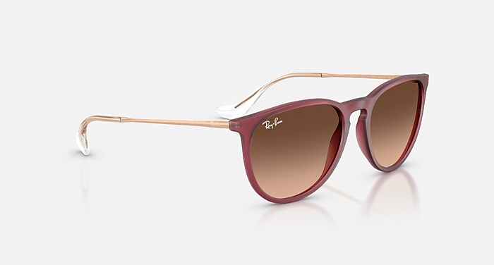ERIKA CLASSIC Sunglasses in Rubber Violet and Pink Gradient  display picture 3