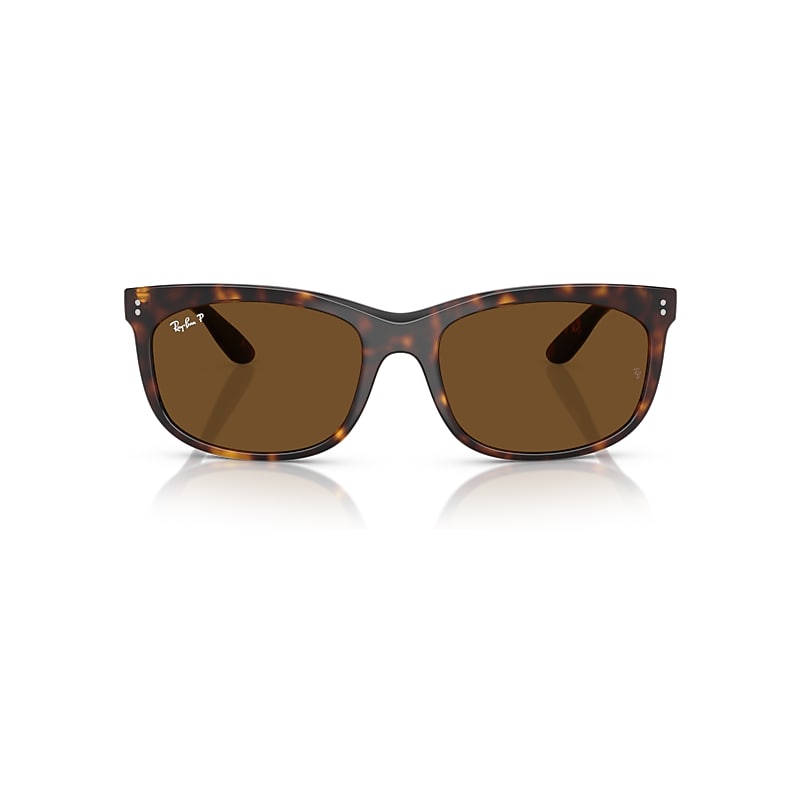 Ray Ban Balorette Sunglasses Havana Frame Brown Lenses Polarized 60-19 In Havana