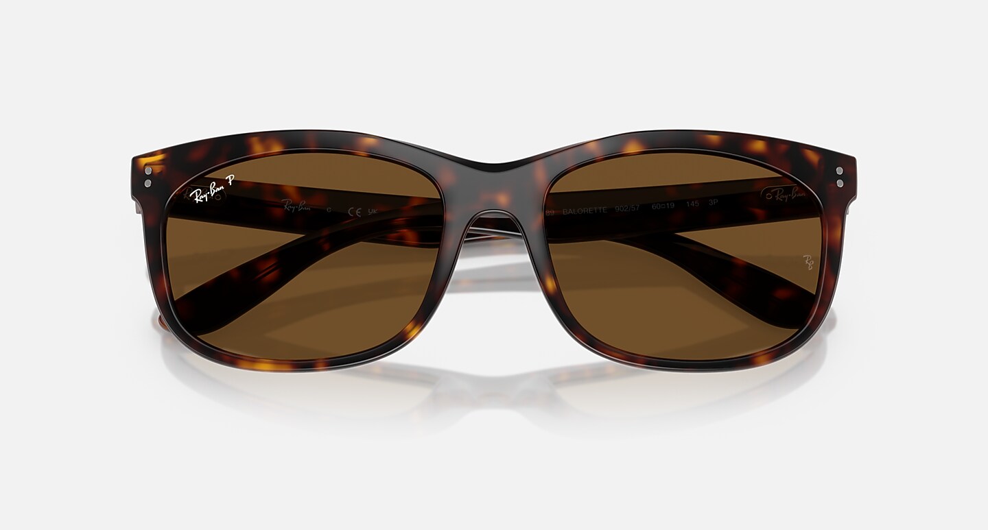 Ray-Ban Sunglasses Unisex Balorette - Havana Frame Brown Lenses 60-19 Polarized