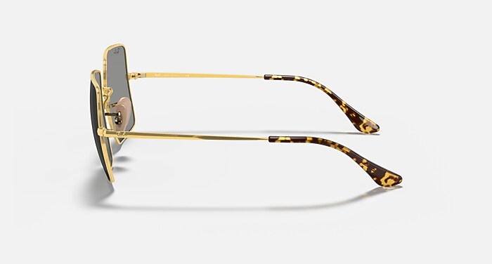 SQUARE 1971 CLASSIC Sunglasses in Arista Gold and Dark Grey