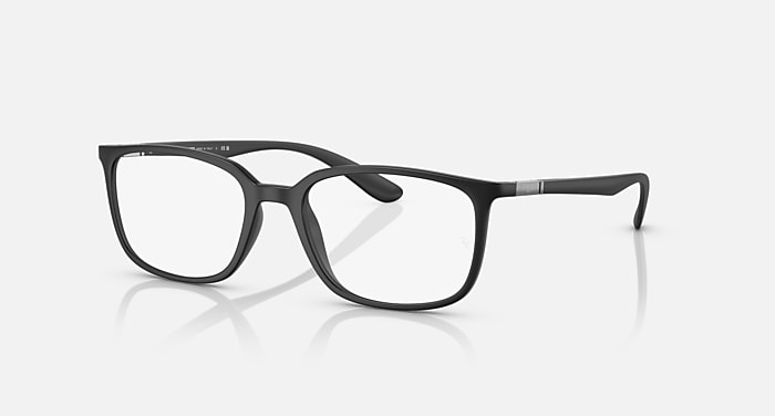 Ray-Ban 7017 メガネ-5196 マットブラック-54mm、マットブラック、54mm 