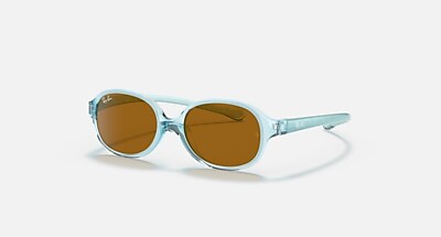 RB9187S KIDS Sunglasses in Transparent Light Violet and