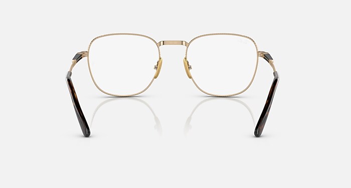 メガネ Ray-Ban Titanium Eyeglass Frame RB8258V 1236 Ray-Ban-RB8258V-Rose-Gold-1236